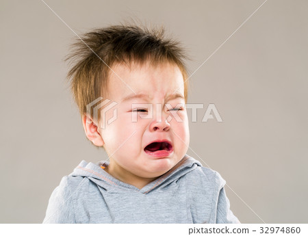 Crying baby boy Crying baby boy 32974860