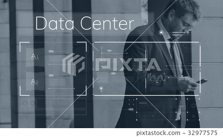 Computer System Data Center Content Template Graphic Computer System Data Center Content Template Graphic 32977575