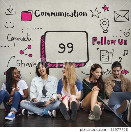 Communication Stay Connected Community Concept Communication Stay Connected Community Concept 32977738
