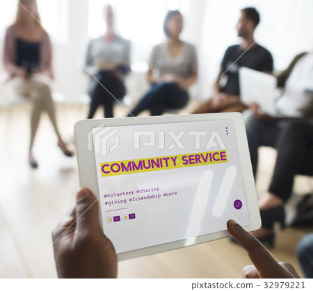 Donation Community Service Volunteer Support 32979221