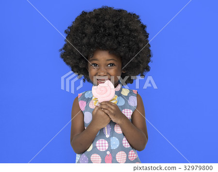 African Descent Child Lollipop Candy African Descent Child Lollipop Candy 32979800