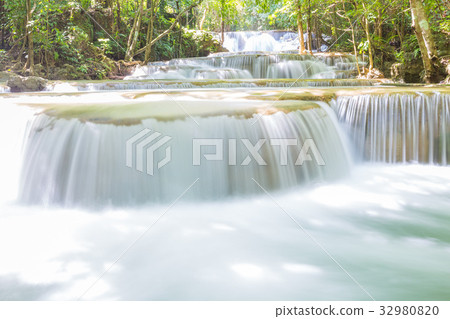 Huai Mae Khamin Waterfall Huai Mae Khamin Waterfall 32980820