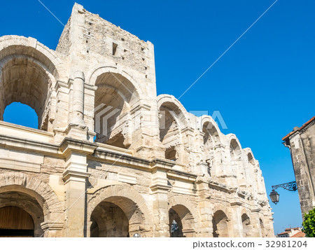 Amphitheater in Arles, France 32981204