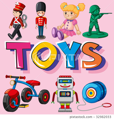 all types of toys