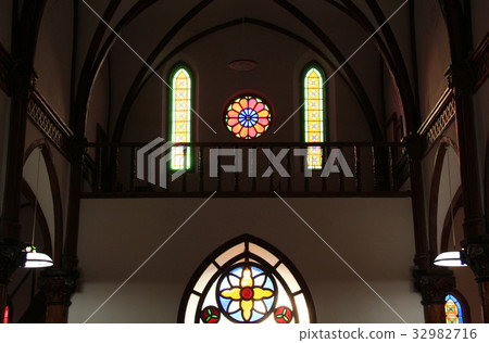 Blue Sandaura Church on Kamigoto Island Blue Sandaura Church on Kamigoto Island 32982716