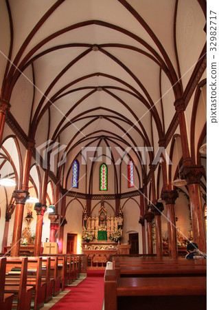 Blue Sandaura Church on Kamigoto Island Blue Sandaura Church on Kamigoto Island 32982717