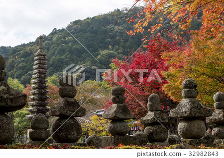 Autumn leaves of Nanno Buddha Temple 32982843