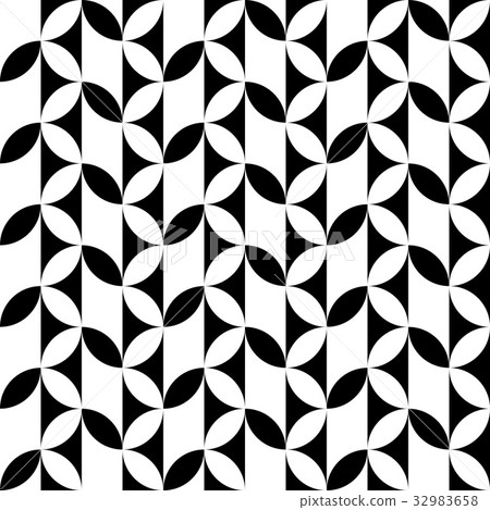 Seamless Curved Shape Pattern Seamless Curved Shape Pattern 32983658