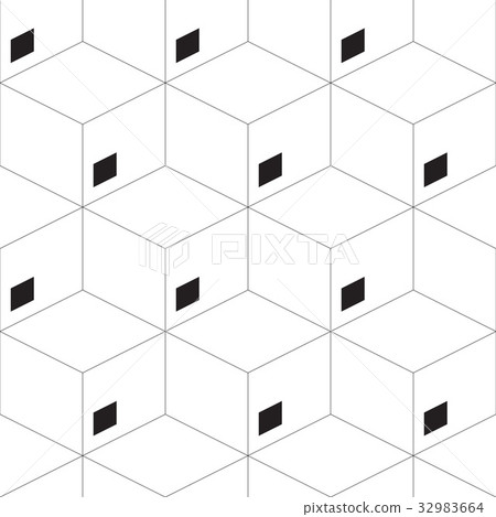 Seamless Cube Pattern Seamless Cube Pattern 32983664