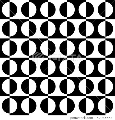 Seamless Circle and Stripe Pattern Seamless Circle and Stripe Pattern 32983668
