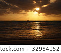 Golden sun and black sea 32984152