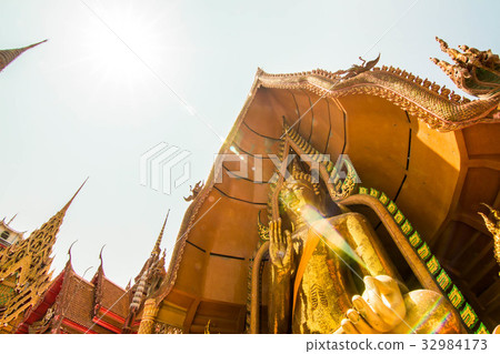 Big Buddha statue at Wat Tham Sua Big Buddha statue at Wat Tham Sua 32984173