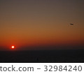 Sunset and Airplane 32984240