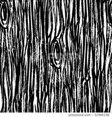 Ink hand drawn abstract wood seamless pattern Ink hand drawn abstract wood seamless pattern 32986196