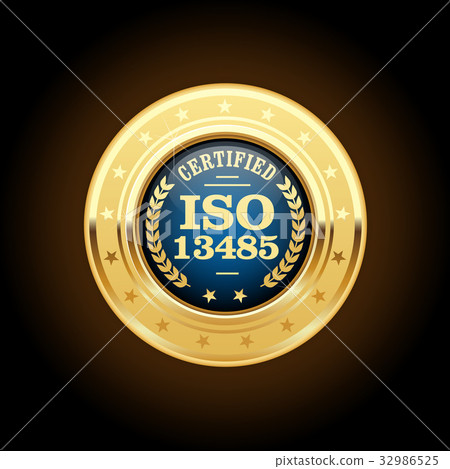 ISO 13485 standard medal - Medical devices ISO 13485 standard medal - Medical devices 32986525