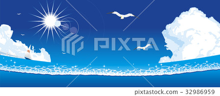 夏天 夏 雲彩 32986959