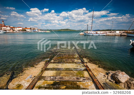 Beautiful Adriatic Sea in Betina, Murter, Croatia Beautiful Adriatic Sea in Betina, Murter, Croatia 32988208
