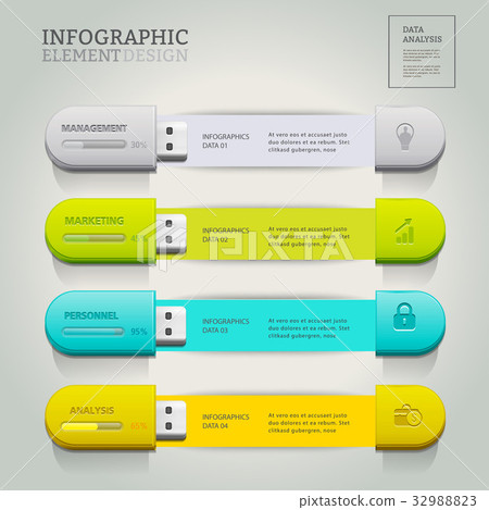 USB for information.business infographic option. USB for information.business infographic option. 32988823