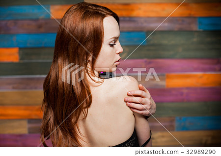 naked girl with red hair naked girl with red hair 32989290
