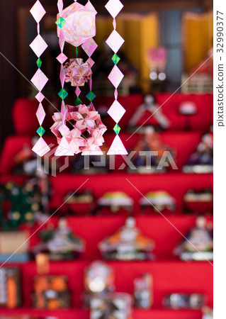 A picture of a doll decorated in Hino-cho, Kiryu-gun, Shiga Prefecture 32990377