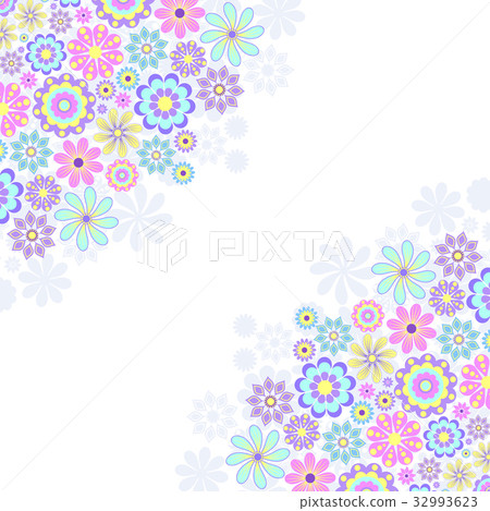 Floral invitation card 32993623