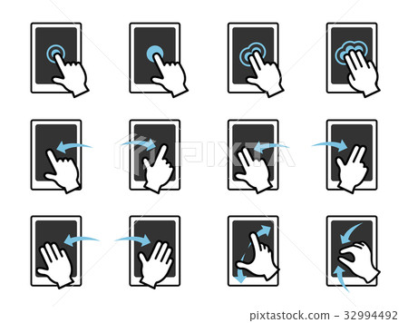 Gesture Icon Set 2 32994492