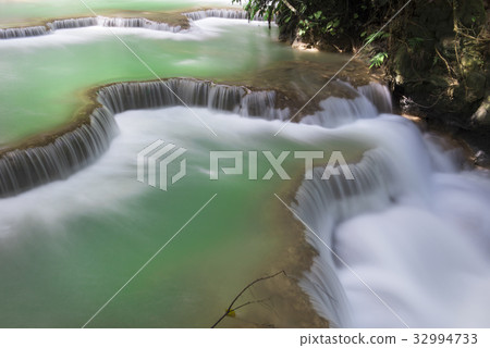 Kuang Si Waterfalls, Luang Phrabang, Laos. 32994733