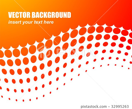 abstract vector background with orange circles - Stock Illustration ...