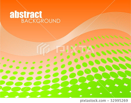 abstract vector background with green circles - Stock Illustration ...