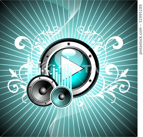 vector illustration for musical theme 32995289
