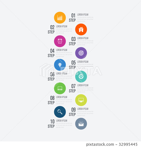 Infographic design template and business concept 32995445