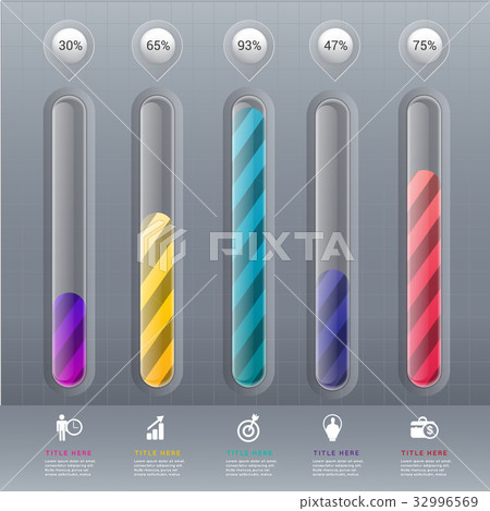 Template chart infographic element. 32996569
