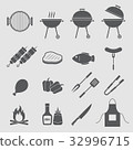barbecue grill icon 32996715