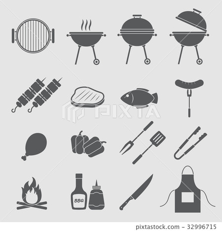 barbecue grill icon barbecue grill icon 32996715