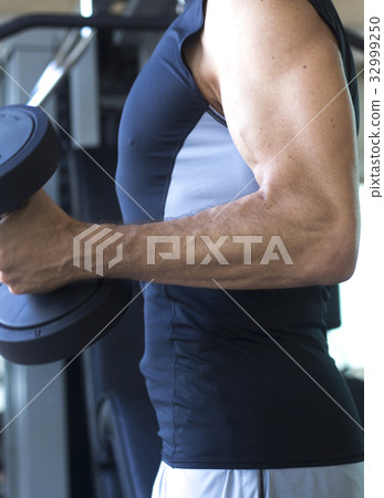 Male gym fitness workout Male gym fitness workout 32999250