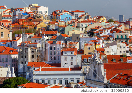 Lisbon. Aerial view of the city. 33000210