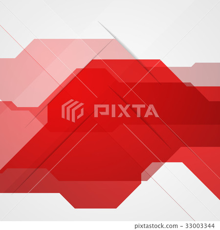 Bright red abstract tech background Bright red abstract tech background 33003344