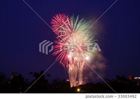 Tenjin Festival dedicated fireworks 33003492