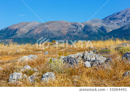 Beautiful mountain landscape of Crete Beautiful mountain landscape of Crete 33004491