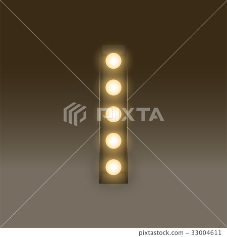 Alphabet Incandescent light bulb box set letter I Alphabet Incandescent light bulb box set letter I 33004611