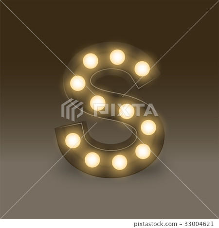 Alphabet Incandescent light bulb box set letter S Alphabet Incandescent light bulb box set letter S 33004621