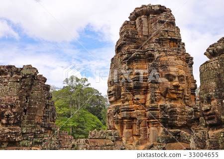 柬埔寨暹粒吳哥城巴戎寺 33004655