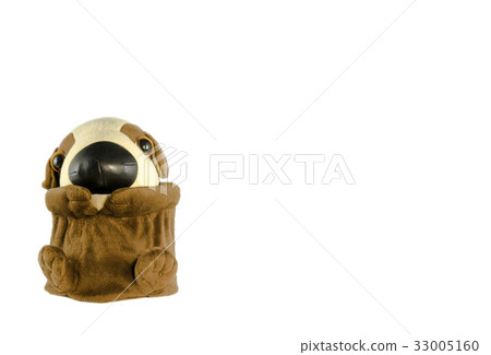 Brown Dog Doll Tissue paper holder 33005160