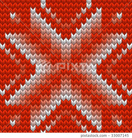 Nordic knitted perfect seamless pattern. EPS 10 33007145
