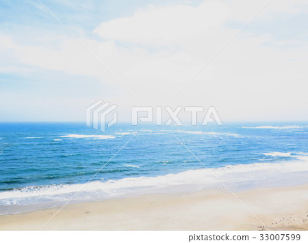 在夏天茨城縣日立市的Kujihama海岸 在夏天茨城縣日立市的Kujihama海岸 33007599
