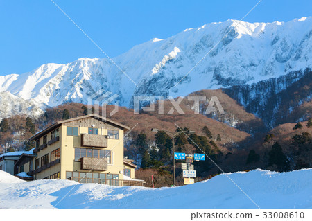 Daisen North Wall from Hakushu-za-Snow View- 33008610