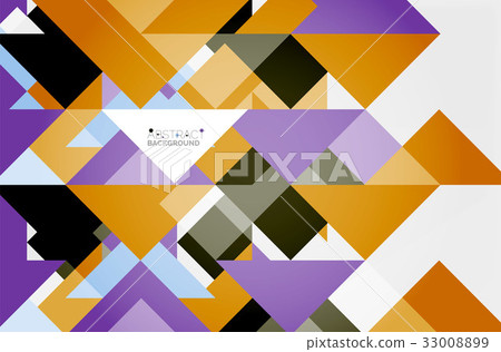 Triangle pattern design background - Stock Illustration [33008899] - PIXTA