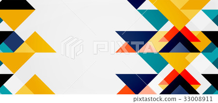 Triangle pattern design background - Stock Illustration [33008911] - PIXTA