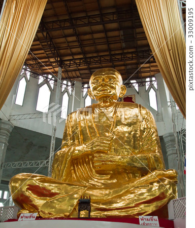 Golden buddha in thai temple,Nakhonratchasima Golden buddha in thai temple,Nakhonratchasima 33009195