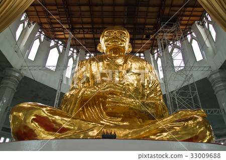 Golden buddha in thai temple,Nakhonratchasima Golden buddha in thai temple,Nakhonratchasima 33009688